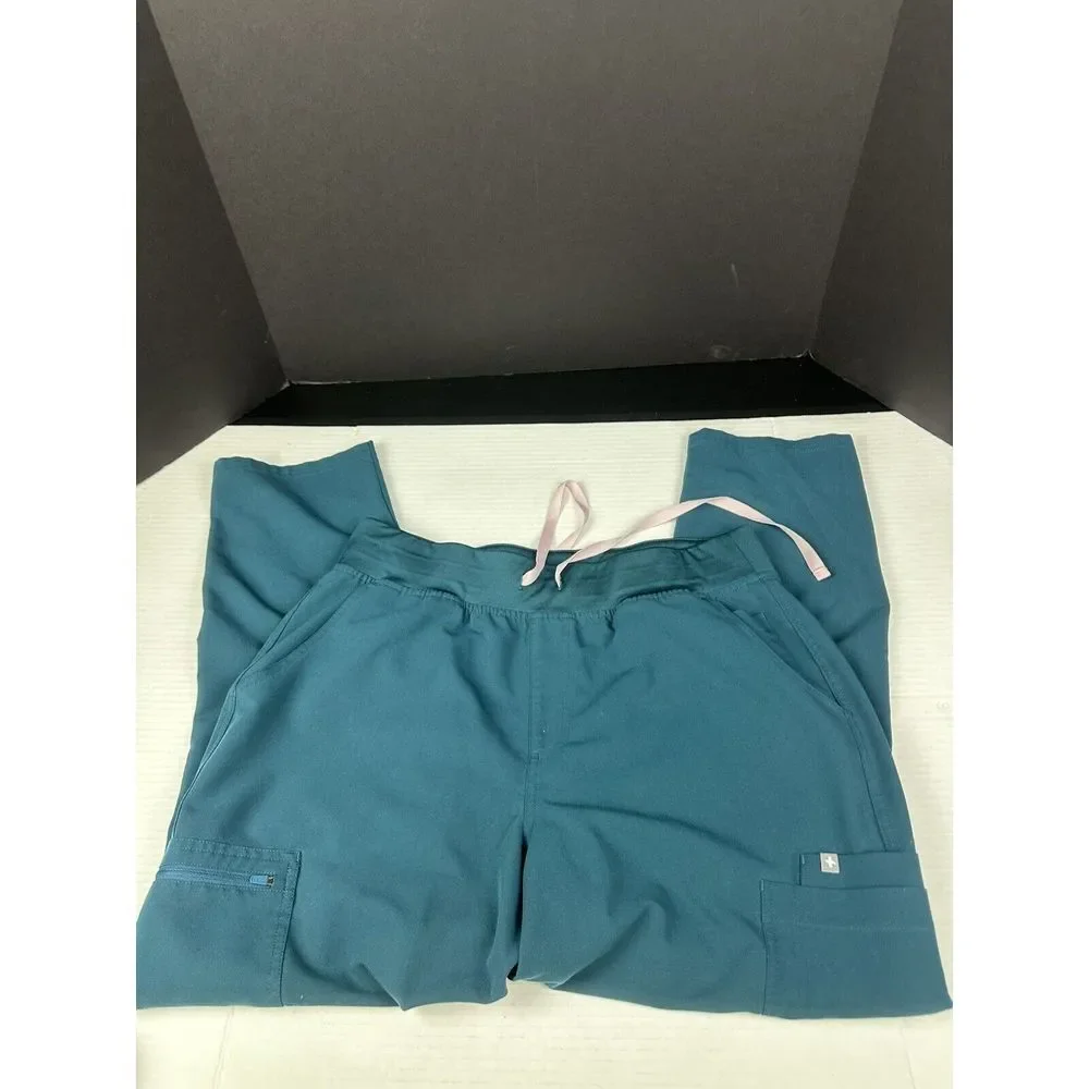 Figs Pants Women XL Green HW Yola‎ Cargo Scrubs W22SW2013P Medical